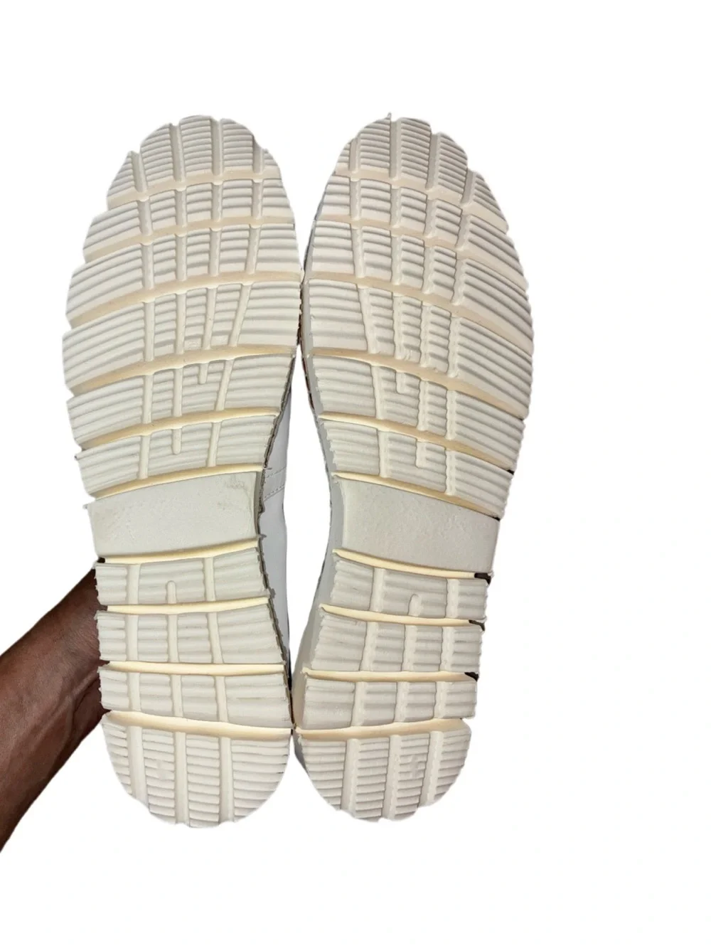 Matt Bernson White Leather Espadrilles